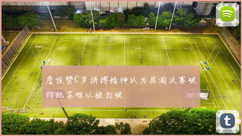 詹俊赞C罗拼搏精神认为其淘汰赛破门纪录难以被打破